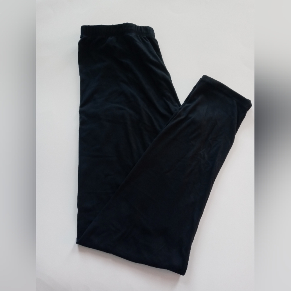 Bobbie Brooks Women's Black Leggings, Elastic Waistband, Size Large